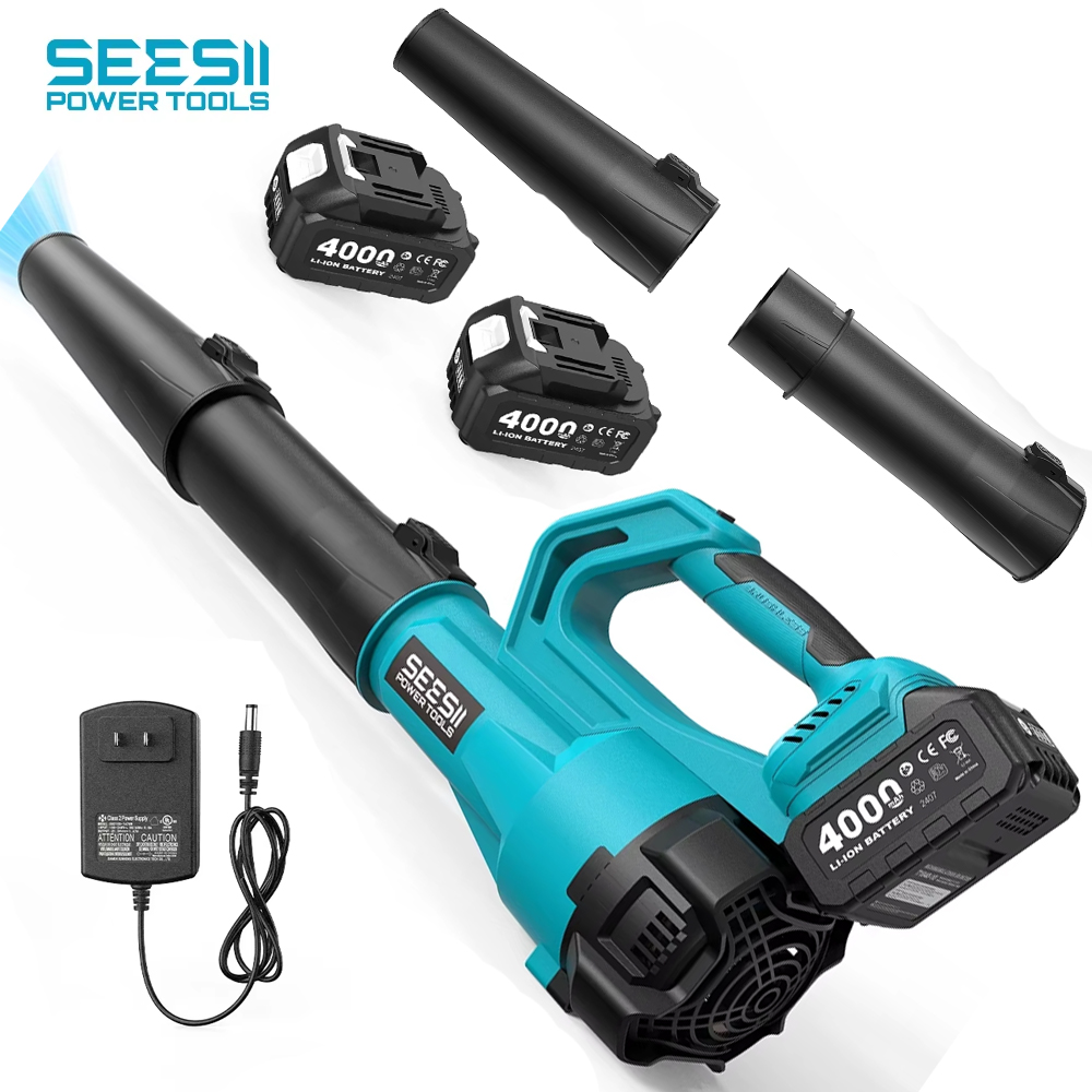 Gardening Tools Battery Powered - SEESII 900000RPM Borstelloze 780CFM Elektrische Luchtblazer