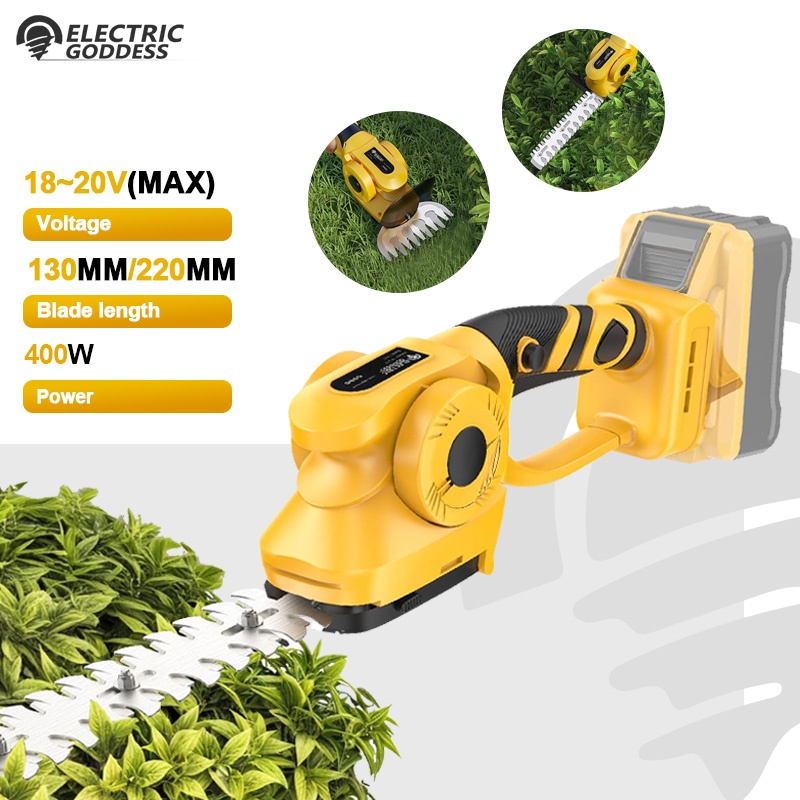 Gardening Tools Battery Powered - 2IN1 Borstelloze Elektrische Heggenschaar Handheld Struik