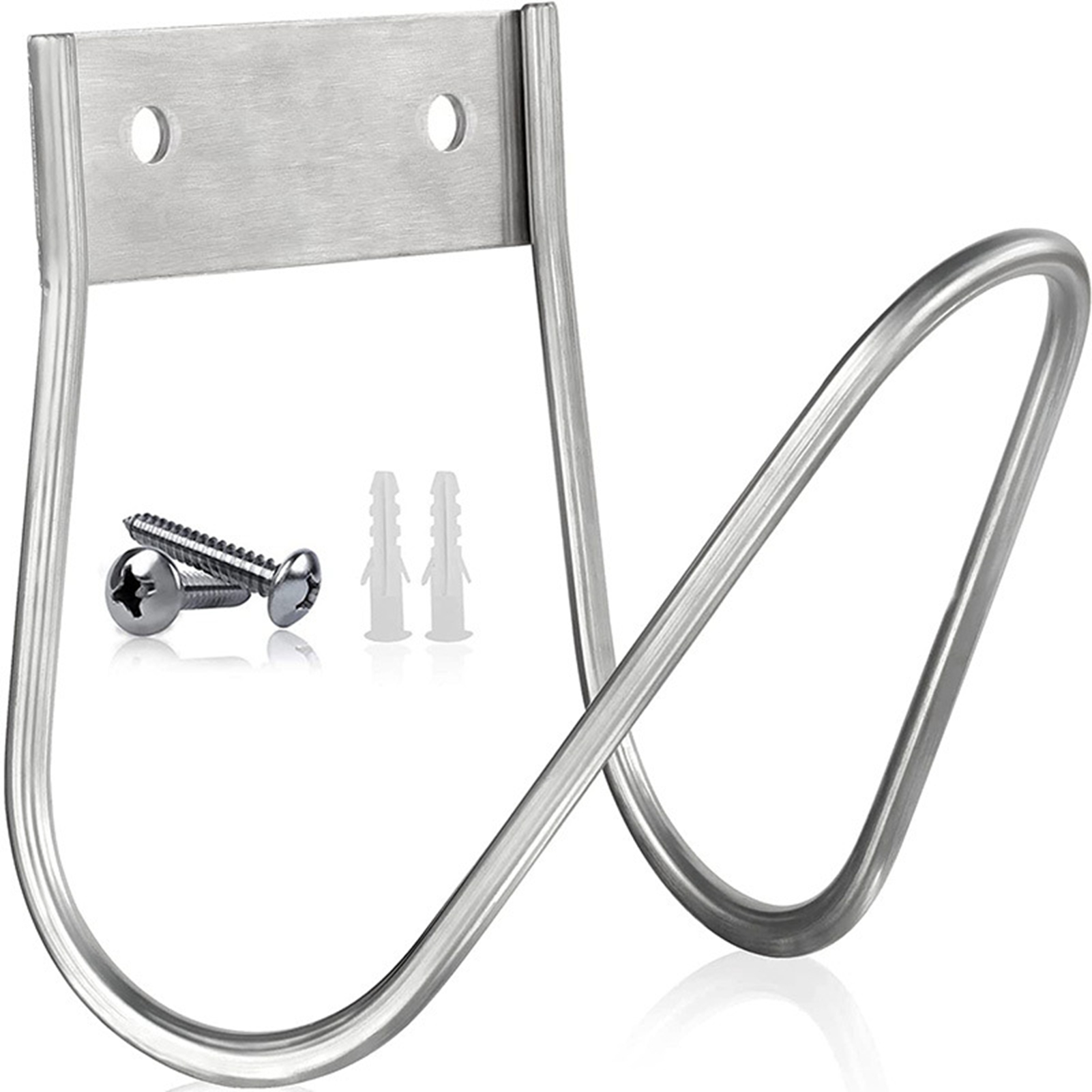 Gardening Tools Rack - Roestvrijstalen tuinslanghouder, zware wandmontagehouder voor buiten,