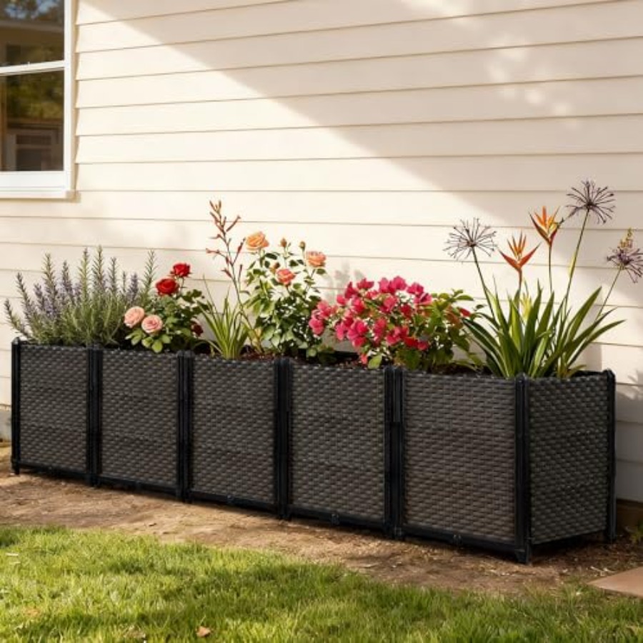 Self-Watering Planter - Zelfwaterende verhoogde plantenbak voor terras, balkon,