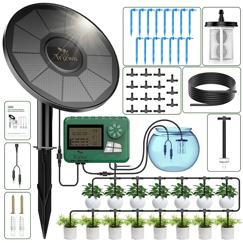 Drip Irrigation Kit - Solar Irrigatie Apparatuur Kas Irrigatie Druppelirrigatie