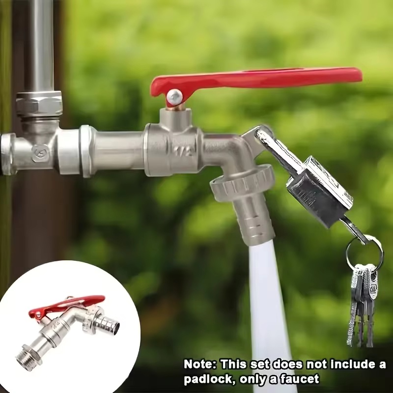 Gardening Tools And Equipment - 1Pc 1/2 Inch Zinklegering Kraan Tuin