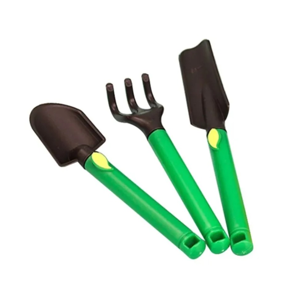 Gardening Tools Kit For Kids - 3-delige kindertuiniergereedschapset, veilige plastic tuiniergereedschappen, succulentenschep,