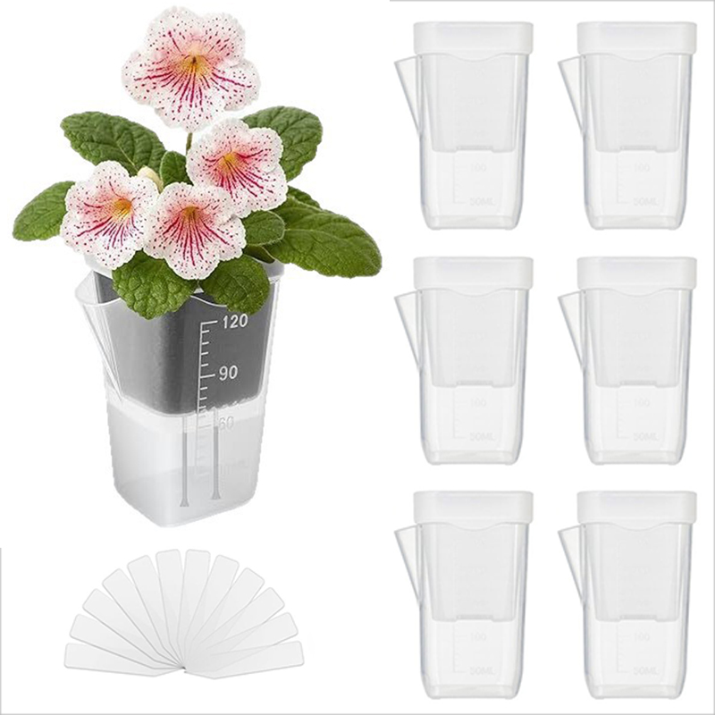 Self-Watering Planter - 16/32-pack zelfwatergevende plantenbakken – transparante hydrocultuurpotten