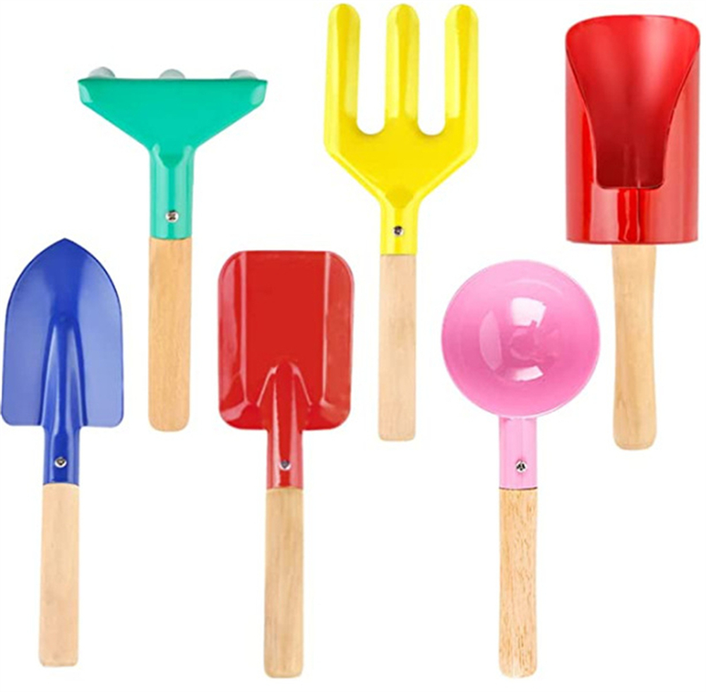 Gardening Tools Kit For Kids - Kleurrijke 6-delige multifunctionele tuingereedschapset voor kinderen
