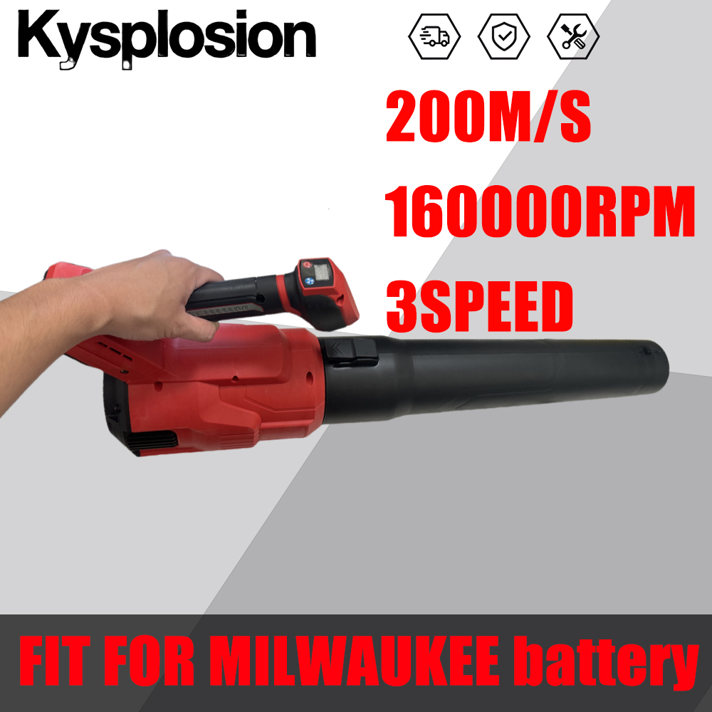 Gardening Tools Battery Powered - Borstelloze Draadloze Bladblazer 160000 RPM High
