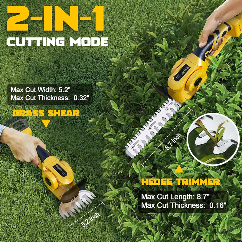 2IN1 Borstelloze Elektrische H - Gardening Tools Battery Powered recensie en prijs