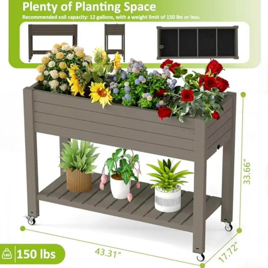 Verhoogd moestuinbed met poten - Self-Watering Planter recensie en prijs