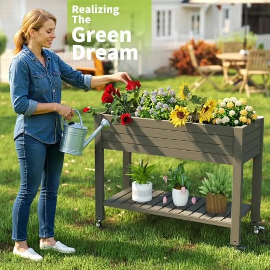 Verhoogd moestuinbed met poten - Self-Watering Planter recensie en prijs