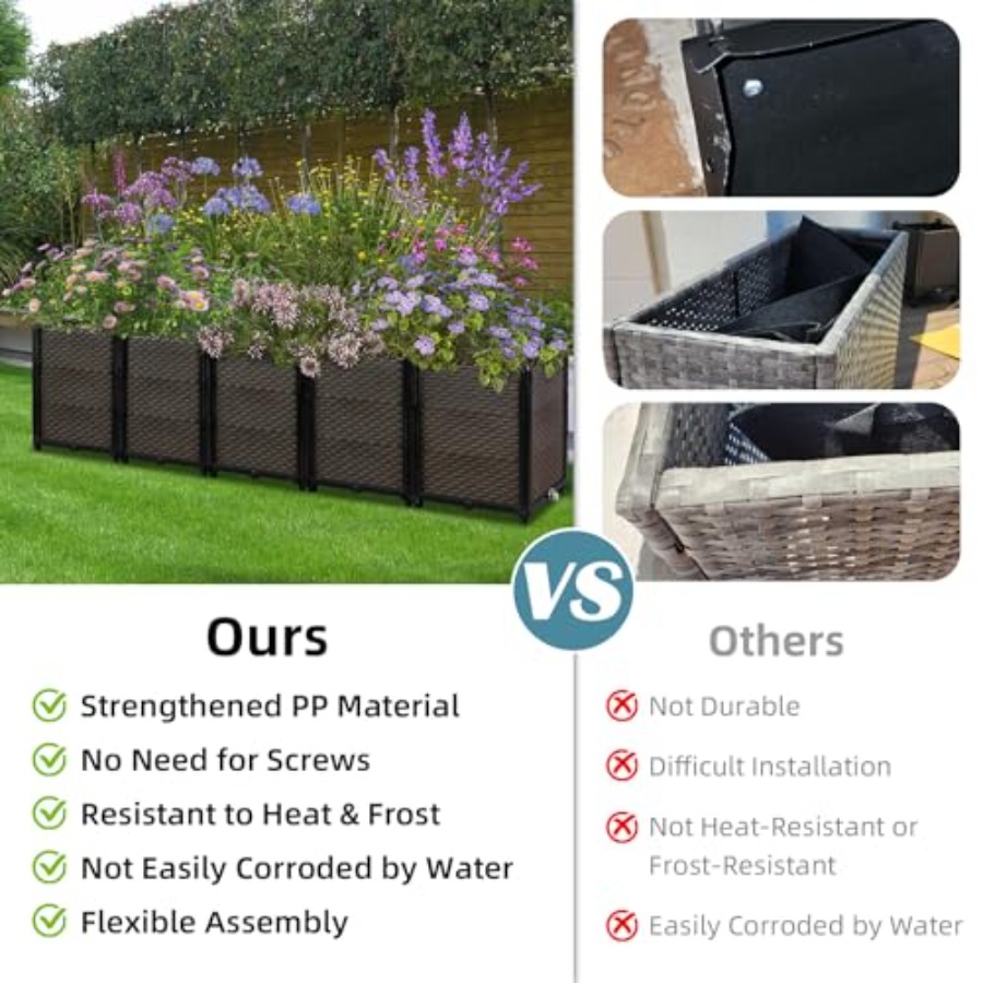 Zelfwaterende verhoogde plante - Self-Watering Planter recensie en prijs