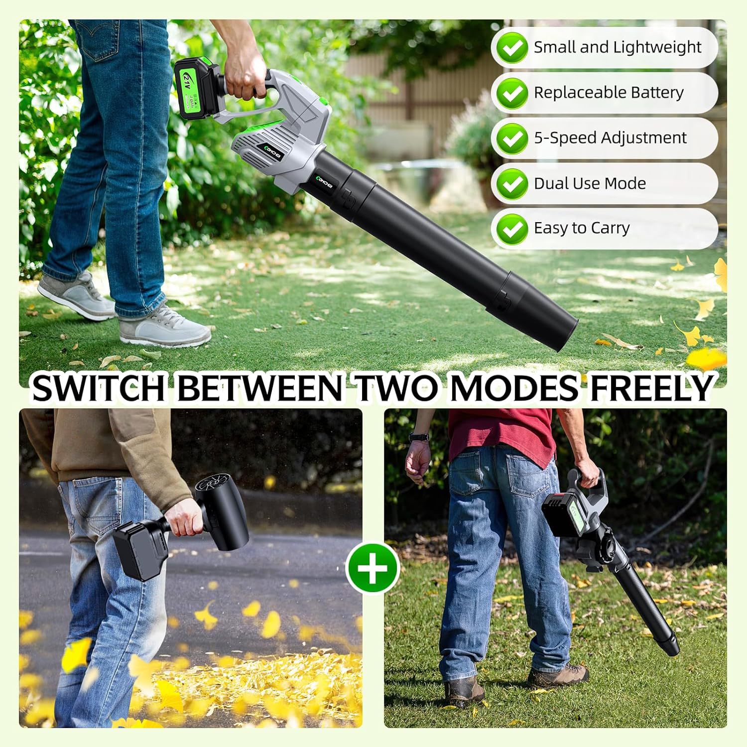 Draadloze elektrische bladblaz - Gardening Tools Battery Powered recensie en prijs