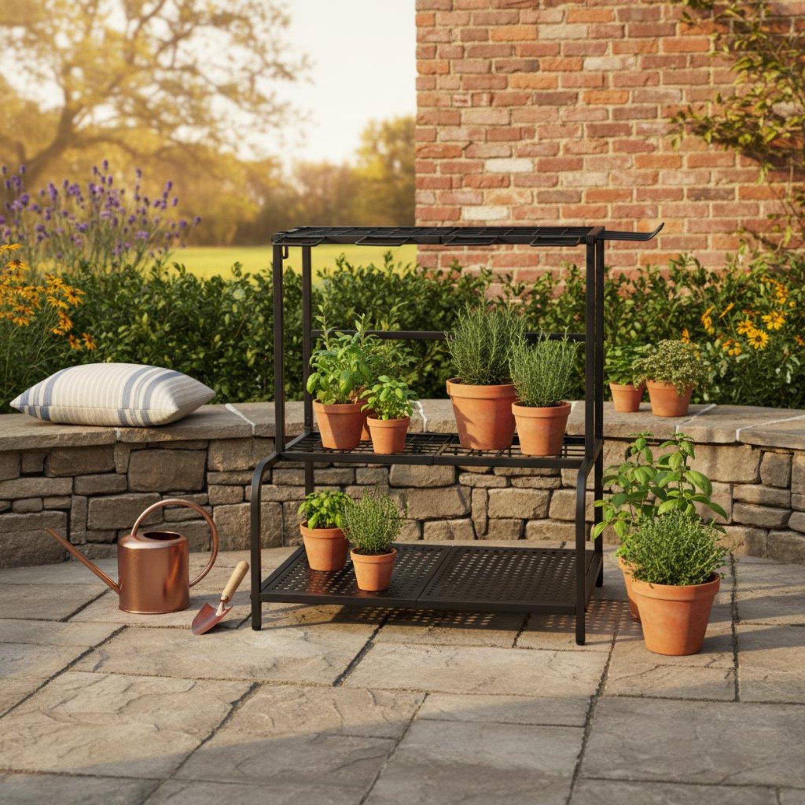 Metalen tuingereedschapsrek me - Gardening Tools Rack recensie en prijs