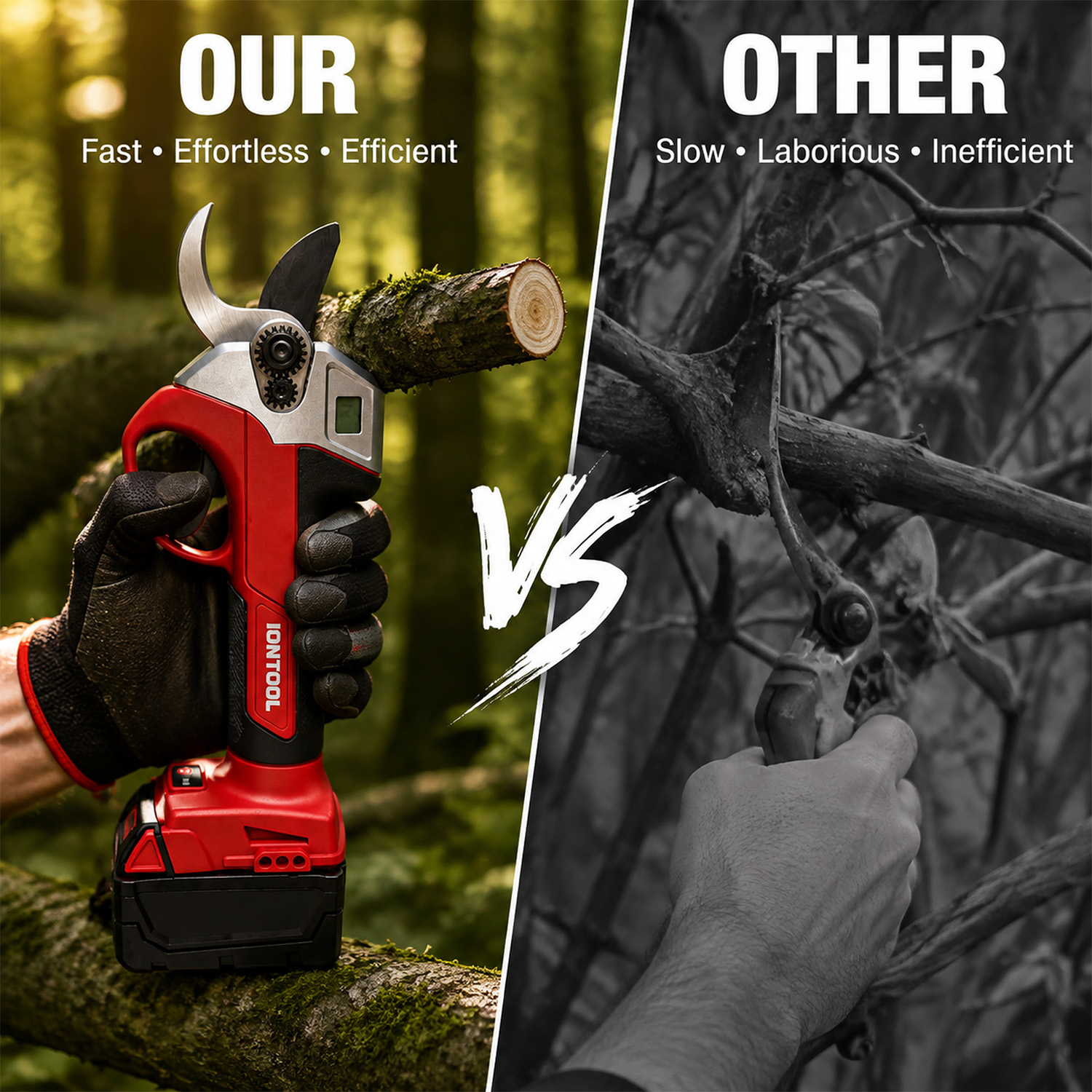 IONTOOL Rode Draadloze Snoeisc - Gardening Tools Scissors recensie en prijs