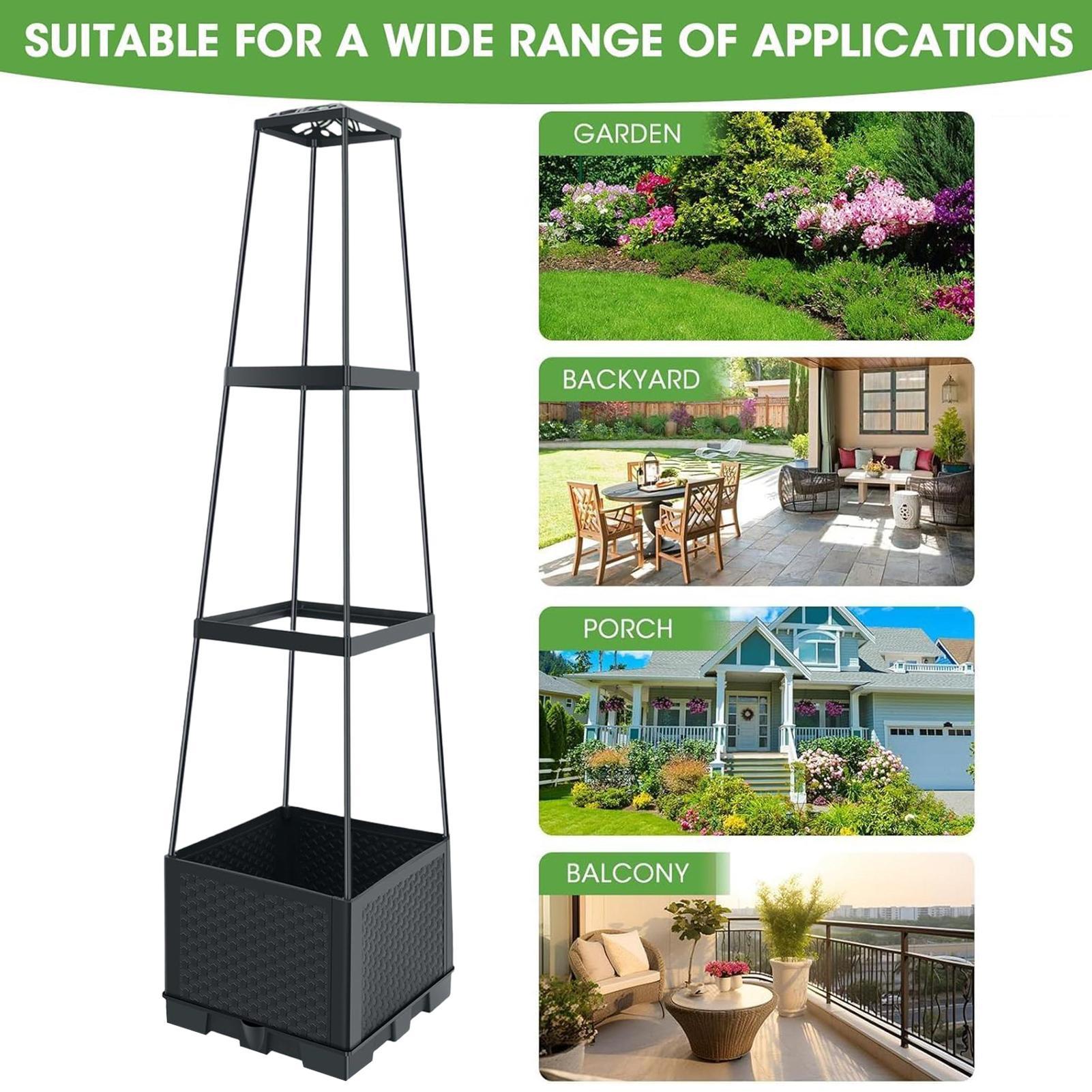 Verhoogde plantenbak met trell - Self-Watering Planter recensie en prijs