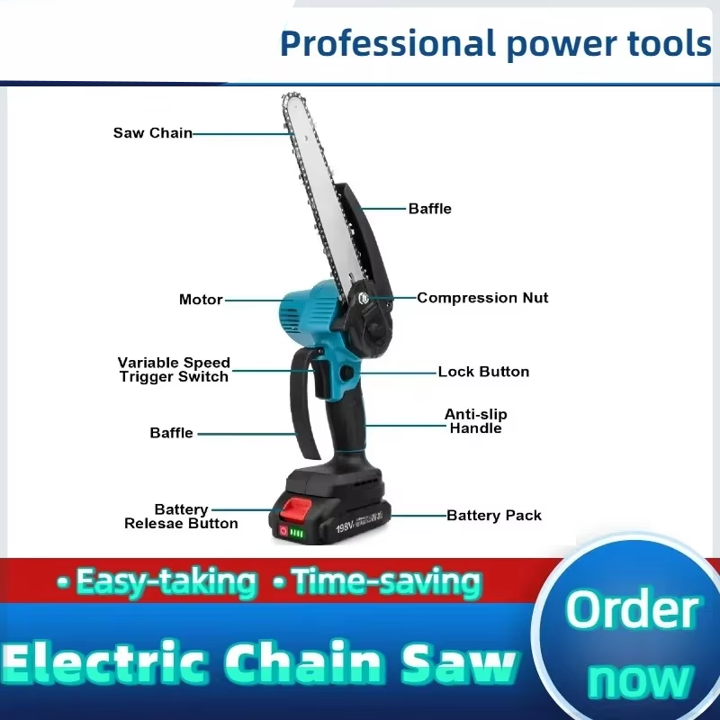 6-inch kettingzaag, elektrisch - Gardening Tools Battery Powered recensie en prijs