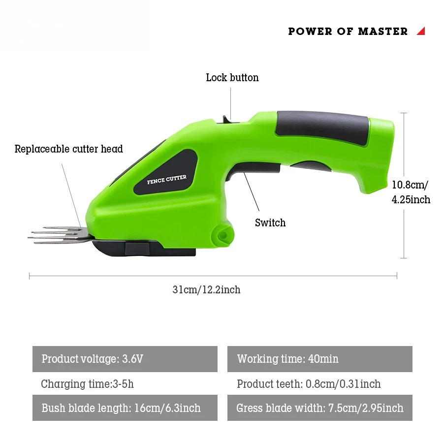 Premium lithiumbatterij Hoge-c - Gardening Tools Battery Powered recensie en prijs