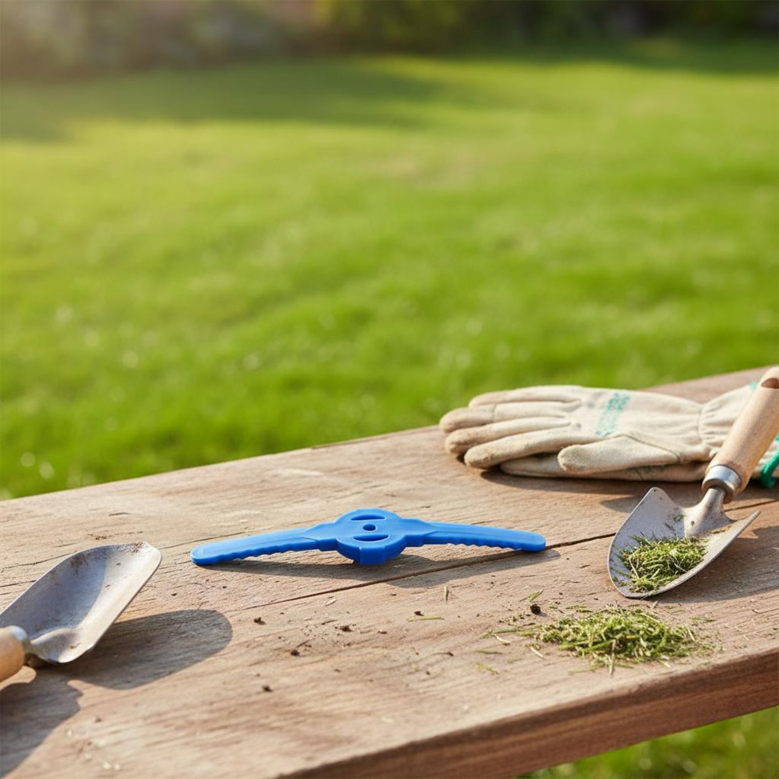 Plastic grastrimmermes Eenvoud - Gardening Tools Plastic recensie en prijs