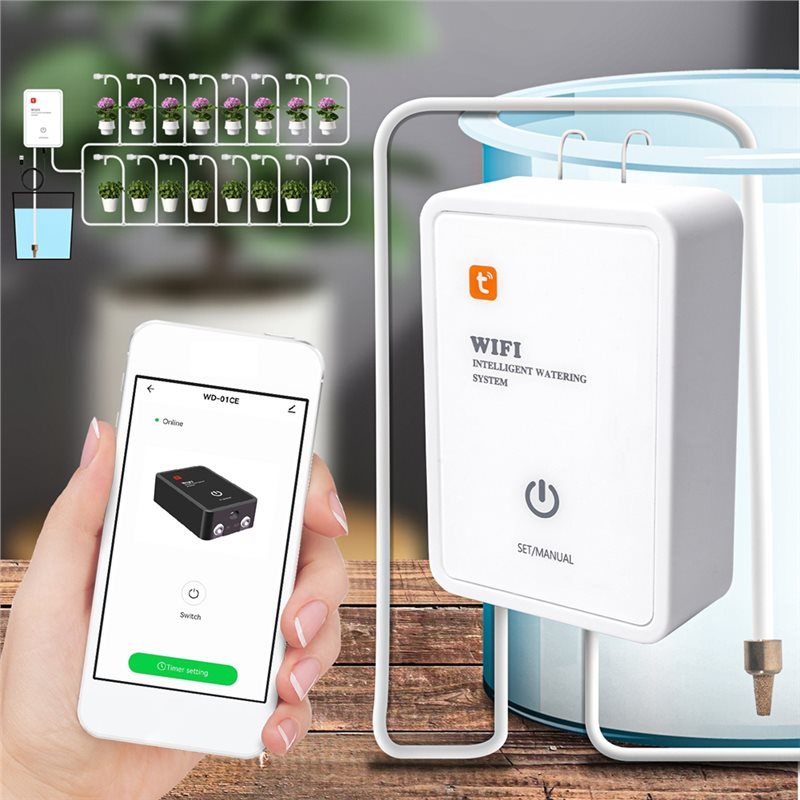 ABMR-Tuya Smart Wifi Tuinbespr - Drip Irrigation Kit recensie en prijs